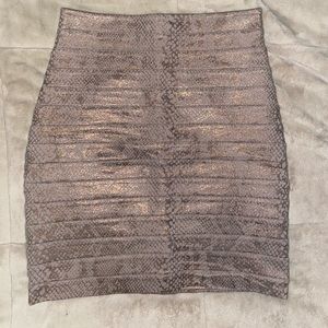 Express snakeskin pencil skirt